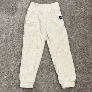 Cozy Cream Fleece Lounge Pants